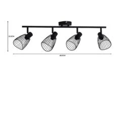 Elements Jaula 4 Light Semi Flush Spotlight Bar -Household Items Store 1000182572 alt07