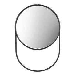 Elements Matte Black Wall Mirror With Storage -Household Items Store 1000185658 alt04