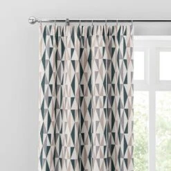 Elements Triangles Pencil Pleat Curtains -Household Items Store 30733753