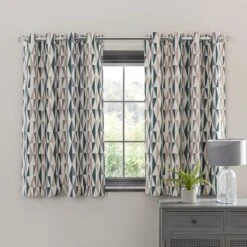 Elements Triangles Eyelet Curtains -Household Items Store 30733760 alt05