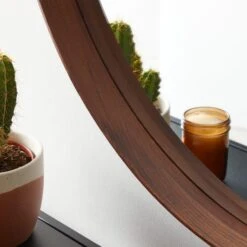 Elements Round Framed Wall Mirror -Household Items Store 30753706 alt01