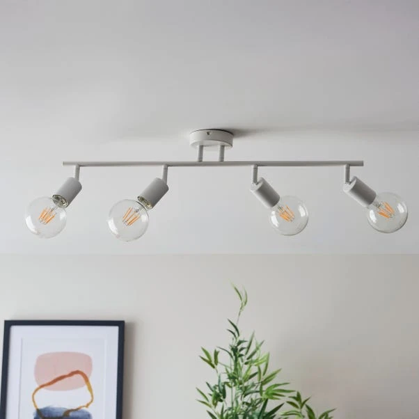 Elements Koppla 4 Light Semi Flush Spotlight Bar 7 Elements Koppla 4 Light Semi Flush Spotlight Bar - Image 7