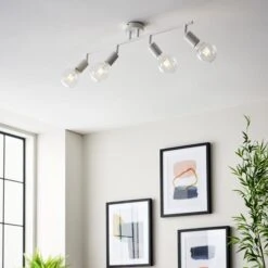 Elements Koppla 4 Light Semi Flush Spotlight Bar 28 Elements Koppla 4 Light Semi Flush Spotlight Bar -Household Items Store 30754818 alt02