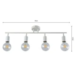 Elements Koppla 4 Light Semi Flush Spotlight Bar 34 Elements Koppla 4 Light Semi Flush Spotlight Bar -Household Items Store 30754818 alt06