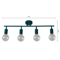 Elements Koppla 4 Light Semi Flush Spotlight Bar 33 Elements Koppla 4 Light Semi Flush Spotlight Bar -Household Items Store 30754846 alt06