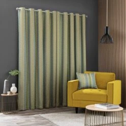 Elements Kansas Stripe Eyelet Curtains -Household Items Store 30755096 alt04