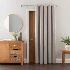 Elements Oslo Thermal Eyelet Door Curtain 13 Elements Oslo Thermal Eyelet Door Curtain -Household Items Store 30782292 alt01
