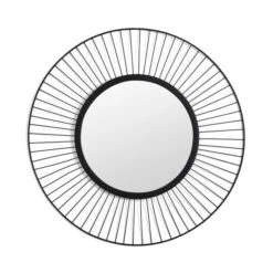Elements Wire Round Indoor Outdoor Wall Mirror -Household Items Store 30798209 alt04