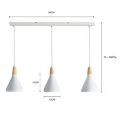 Elements Wolston 3 Light Diner Ceiling Light 18 Elements Wolston 3 Light Diner Ceiling Light -Household Items Store 30856960 alt07
