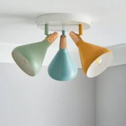 Elements Wolston 3 Light Semi Flush Spotlight -Household Items Store 30856961 alt01