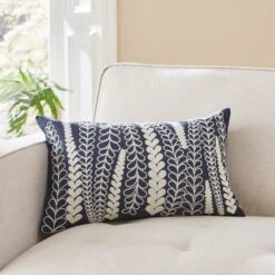 Elements Trailing Floral Cushion -Household Items Store 30864066