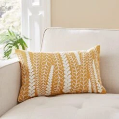 Elements Trailing Floral Cushion -Household Items Store 30864082