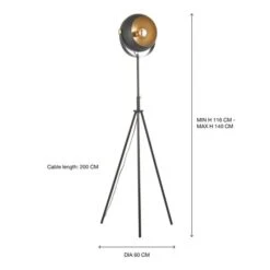Elements Olympya Industrial Metal Adjustable Floor Lamp 10 Elements Olympya Industrial Metal Adjustable Floor Lamp -Household Items Store 30869730 alt08