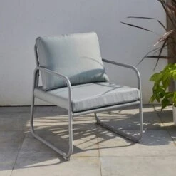 Elements Grey Metal Conversation Set -Household Items Store 30872518 alt09