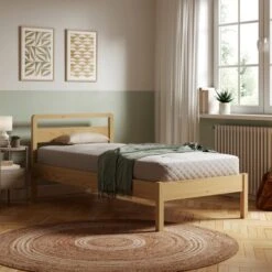 Scandi Mid Century Elements Eira Bed -Household Items Store 30878682