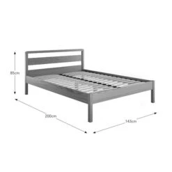 Scandi Mid Century Elements Eira Bed -Household Items Store 30878817 alt09