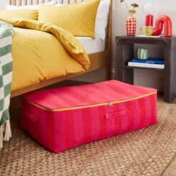 Elements Sutton Woven Stripe Underbed Storage Bag -Household Items Store 30890590