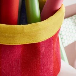 Elements Sutton Woven Stripe Fabrics Storage Basket 11 Elements Sutton Woven Stripe Fabrics Storage Basket -Household Items Store 30890642 alt01