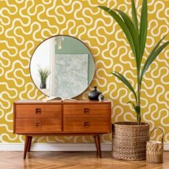 Elements Wigley Self Adhesive Wallpaper -Household Items Store 30892991