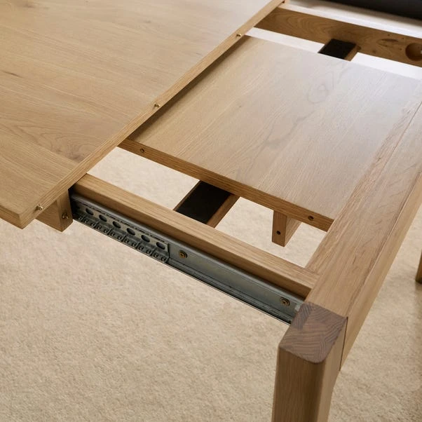 Elements Holmes 6-8 Seater Extendable Dining Table, Modern Oak 4 Elements Holmes 6-8 Seater Extendable Dining Table, Modern Oak - Image 4
