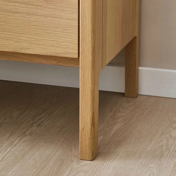 Elements Holmes Compact Bedside Table, Oak 5 Elements Holmes Compact Bedside Table, Oak - Image 5