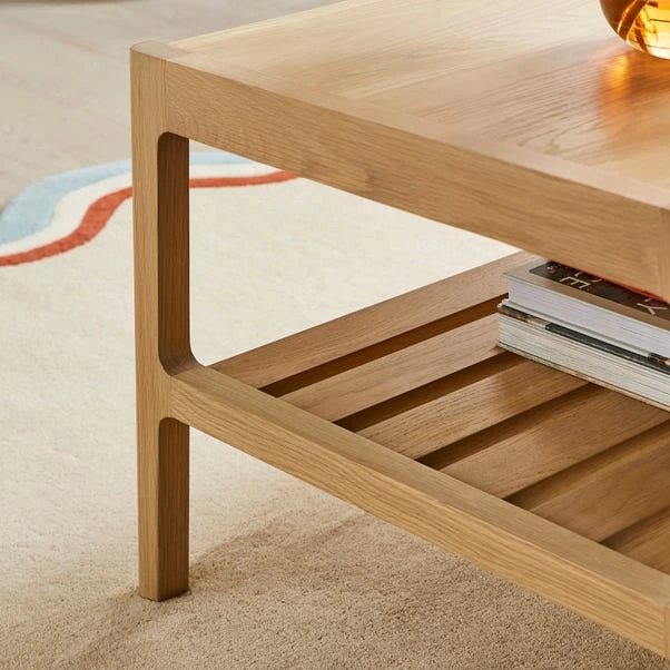 Elements Holmes Rectangular Coffee Table, Oak 3 Elements Holmes Rectangular Coffee Table, Oak - Image 3