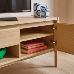 Elements Holmes Extra Wide TV Unit For TVs Up To 80", Oak 11 Elements Holmes Extra Wide TV Unit For TVs Up To 80", Oak -Household Items Store 30893746 alt04