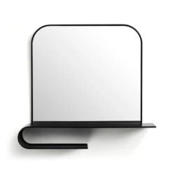 Elements Squoval Wall Mirror With Curling Shelf -Household Items Store 30893751 alt02