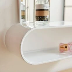 Elements Squoval Wall Mirror With Curling Shelf -Household Items Store 30893752 alt01