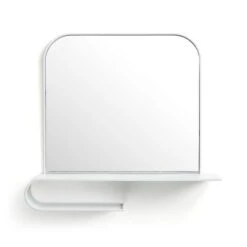 Elements Squoval Wall Mirror With Curling Shelf -Household Items Store 30893752 alt02