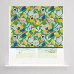 Elements Fieldsley Floral Green Blackout Roller Blind -Household Items Store 30893985 alt02