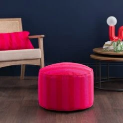 Elements Sutton Stripe Pouffe 9 Elements Sutton Stripe Pouffe -Household Items Store 30894085