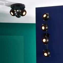 Elements Olympya 3 Light Adjustable Semi Flush Spotlight -Household Items Store 30894869 alt09