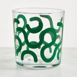 Elements Wigley Green Patterned Tumbler
