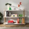Elements Miller Low Bookcase, Stone