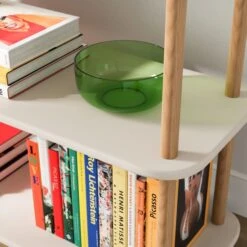 Elements Miller Low Bookcase, Stone -Household Items Store 30895134 alt02