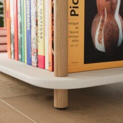 Elements Miller Low Bookcase, Stone -Household Items Store 30895134 alt04