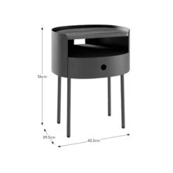 Elements Griffin Compact Bedside Table -Household Items Store 30895492 alt09