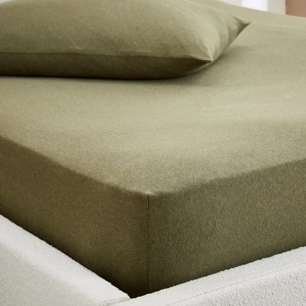 Elements Cotton Jersey Plain Fitted Sheet 14 Elements Cotton Jersey Plain Fitted Sheet - Image 14