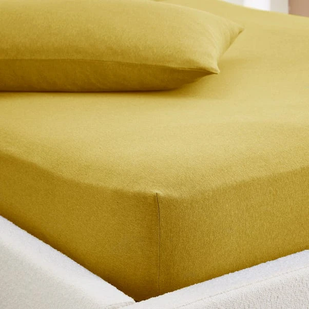 Elements Cotton Jersey Plain Fitted Sheet 5 Elements Cotton Jersey Plain Fitted Sheet - Image 5