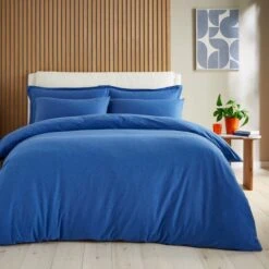 Elements Cotton Jersey Plain Duvet Cover & Pillowcase Set​ -Household Items Store 30896651
