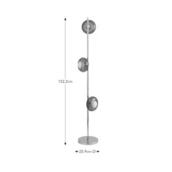 Elements Bennett 3 Light Floor Lamp -Household Items Store 30898639 alt08