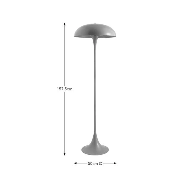 Elements Lennon 2 Light Floor Lamp 6 Elements Lennon 2 Light Floor Lamp - Image 6