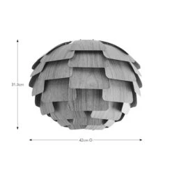 Elements Kerr Easy Fit Pendant Shade 27 Elements Kerr Easy Fit Pendant Shade -Household Items Store 30898655 alt08