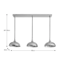 Elements Lennon 3 Light Diner Ceiling Light -Household Items Store 30898664 alt08