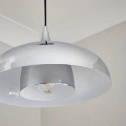 Elements Lennon 2 Tier Dome Pendant Light -Household Items Store 30898669 alt02