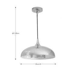 Elements Lennon 2 Tier Dome Pendant Light -Household Items Store 30898669 alt08