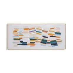 Elements Dashes Framed Canvas 5 Elements Dashes Framed Canvas -Household Items Store 30898763 alt02