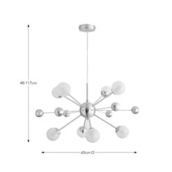 Elements Nova 8 Light Cluster Ceiling Light -Household Items Store 30901448 alt08