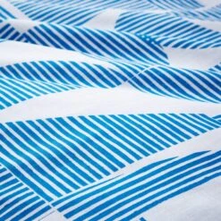 Elements Ezra Blue Cotton Duvet Cover And Pillowcase Set -Household Items Store 30902413 alt05